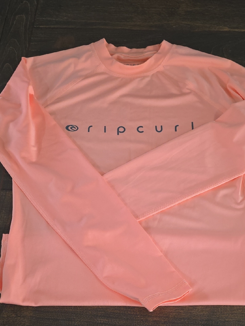 Rip Curl Coral Pink Long Sleeve Rash Guard